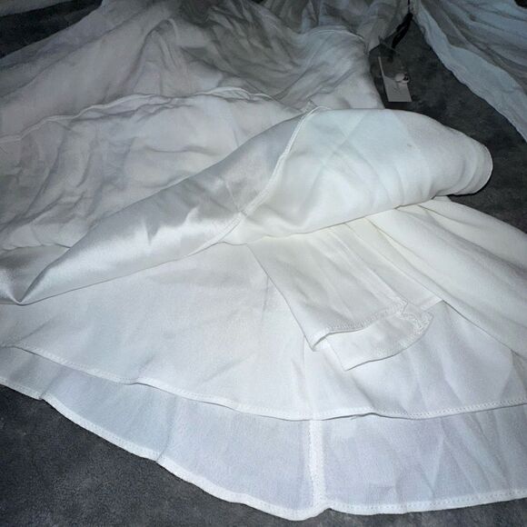 NWTs REVOLVE x Lovers + Friends Ryder Dress in Ivory White Size Medium - Picture 6 of 9
